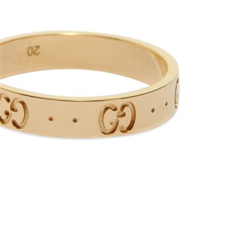gucci icon thinband ring